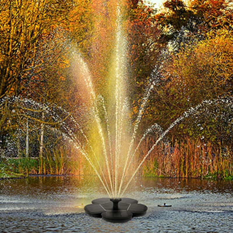 solar water floating fountain