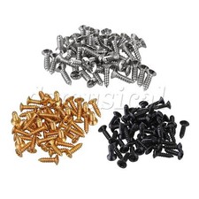 150Pcs Chrome Black Gold Pickguard Screws for Guitar Bass 3mm Thread