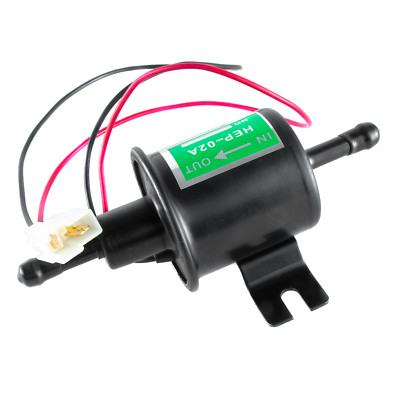 New 12V 4-7 PSI Electric Fuel Pump HEP-02A Inline Low Pressure Gas Diesel USA