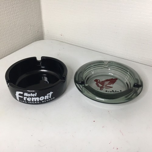 Hotel Fremont Thunderbird Vintage Ashtray Las Vegas Nevada Souvenir Casino Glass - 第 1/5 張圖片