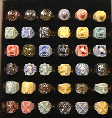Your Choice - Vintage 60's Penny King Western Cowboys Indians Premium Rings 