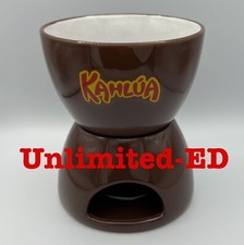 Kahlua Café Licor Cerámica Cuenco y Calentador México Fondue Taza de Té Kaluha