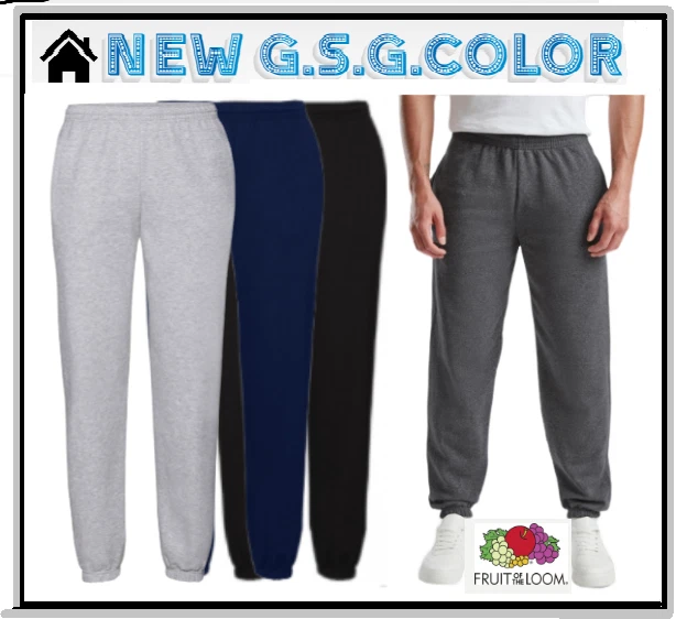 Pantaloni sport Fruit of the Loom KIDS PREMIUM ELASTICATED CUFF JOG PANTS