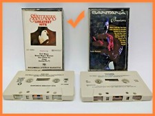 2 Carlos Santana Greatest Hits 1974  Passion 1982 Cassette Tapes TBL5