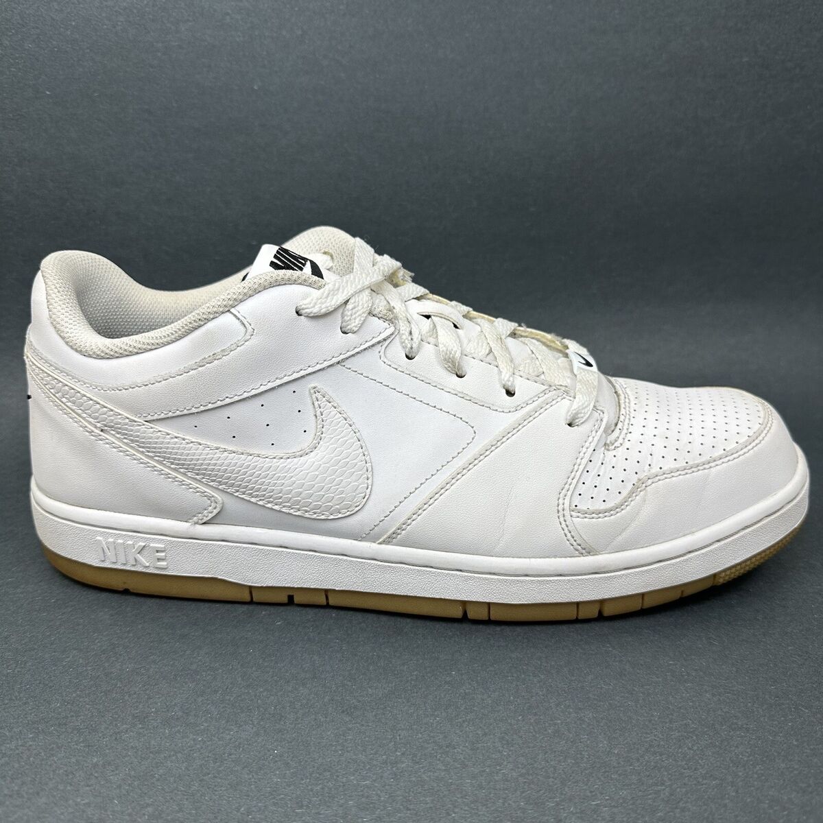 Nike Air Prestige IV Dunk Low Gum White Snake Swoosh 488428 Nike Air Prestige IV Dunk Low Gum White Snake Swoosh 488428