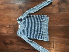 NEW Abercrombie Kids Girls Blue Striped Sweater in Size M