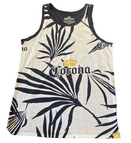 Corona Herren Rashguard Tank Top – Extra Tropical Island, Feuchtigkeitsableitend, Für Strand & Fitness