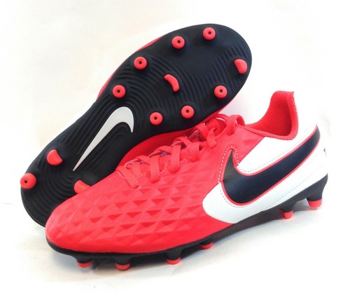 Kids Youth Nike JR Legend 8 Club FG/MG AT5881 606 Crimson Soccer Cleats  Shoes | eBay