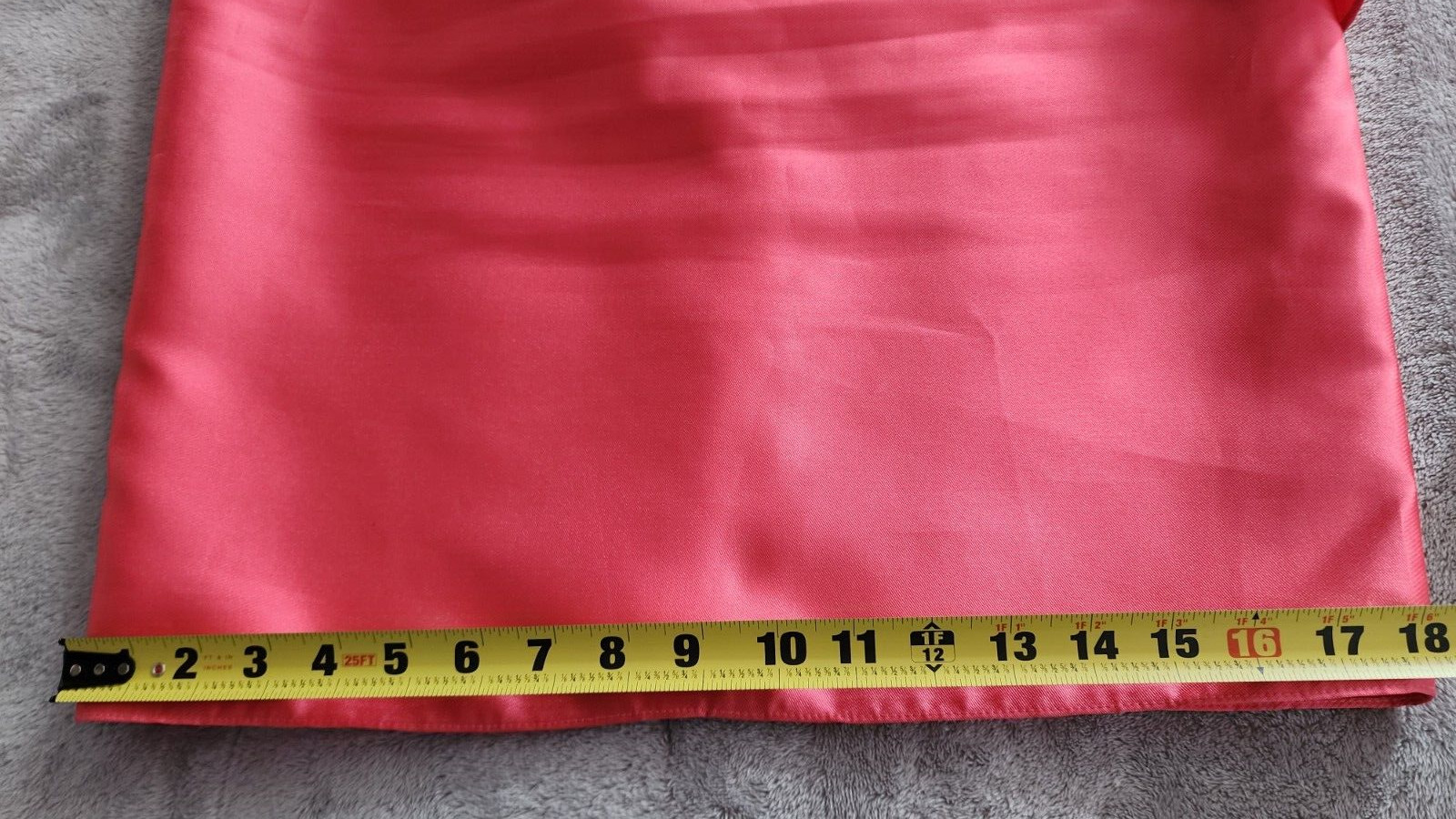 Carmen Marc Valvo Solid Orange Ruffled Dress Gown… - image 11