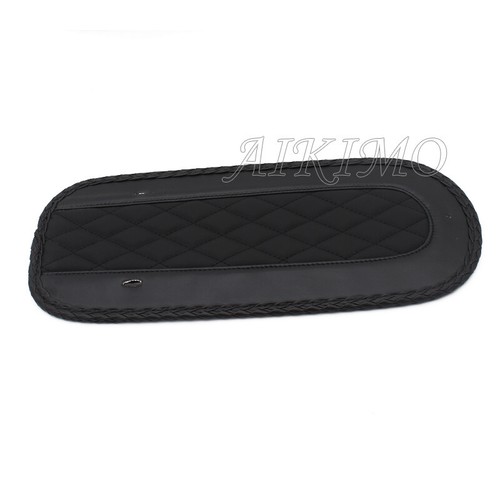 Motorcycle Black PU Diamond Rear Fender Bib Solo Seat For Harley Touring 08-18 - Picture 7 of 8
