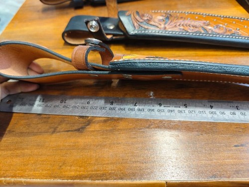 Custom Handmade Damascus Steel Hunting Knife Fixed Blade With Leather Sheath - Picture 44 of 68