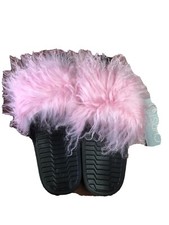 fur slippers women