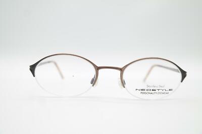 Lunettes Vintage Neostyle Jet 1019 - Monture Demi-Frame Argent & Noir - NOS (Neuf Old Stock)