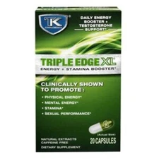 TK Supplements, Triple Edge XL, Energy and Stamina Booster, 20 ct | CVS
