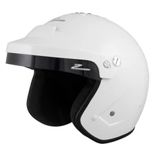 Zamp Open Face Helmet RZ 18H White Ideal for Rally Oval Autograss Racing