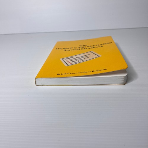 The Worst-Case Scenario Survival Handbook Small Paperback Book by Joshua Piven - Picture 7 of 10