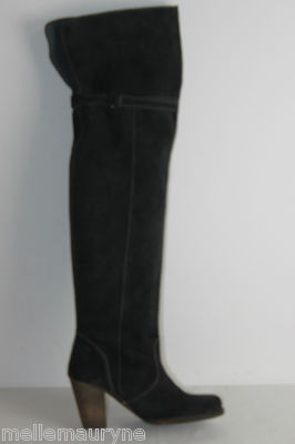 BEST MOUNTAIN Mouse Grey Suede Leather Boots Size 35 VGC