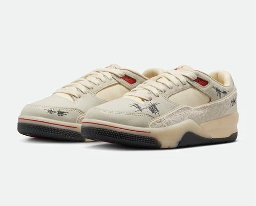 Who Decides War × Nike WMNS Jordan Flight Court Muslin HQ2958-100