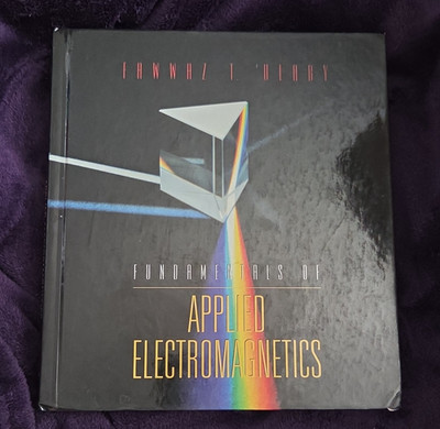 Ulaby - Fundamentals of Applied Electromagnetics Hardcover 1997 Prentice Hall