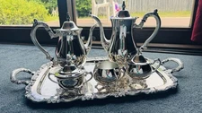 International Silver Company Silver-Plated Coffee Tea Set