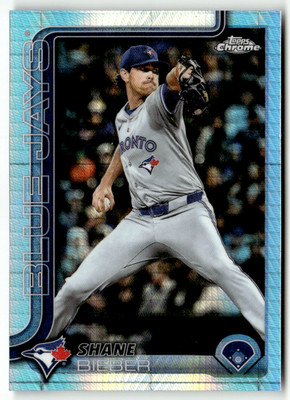Topps Chrome MLB 2025 No. USC52 Shane Bieber Hyper Refractor