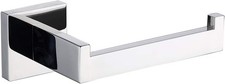 Polished Chrome Toilet Paper Holder SUS304 Stainless Steel Modern Square Half