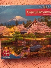 Re-Marks Cherry Blossoms 26.75x19.25 Puzzle 1000 pc. New Free Shipping