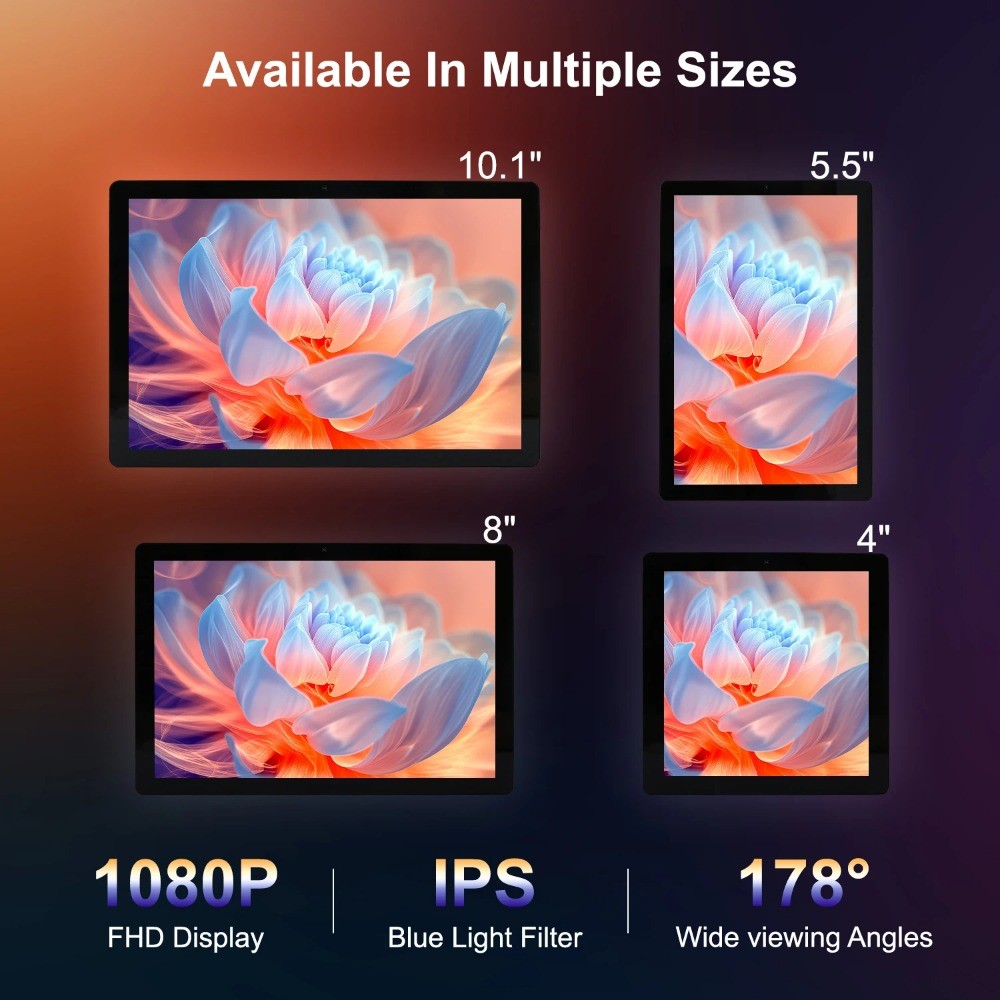 Smart Home Control Panel Android Tablet Wall Mount 10.1inch 2+16GB Hotel PC