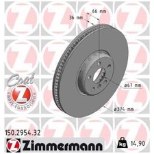 Zimmermann Scheibenbremse vorne links 34106880077 26263335