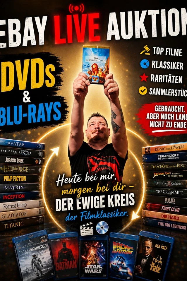 Der ewige Kreis der Filme , DVDs und Blu-rays für groß und klein
