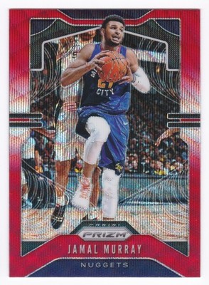 2019-20 Panini Prizm Jamal Murray #83 Red Ruby Wave Prizm Refractor SP Parallel