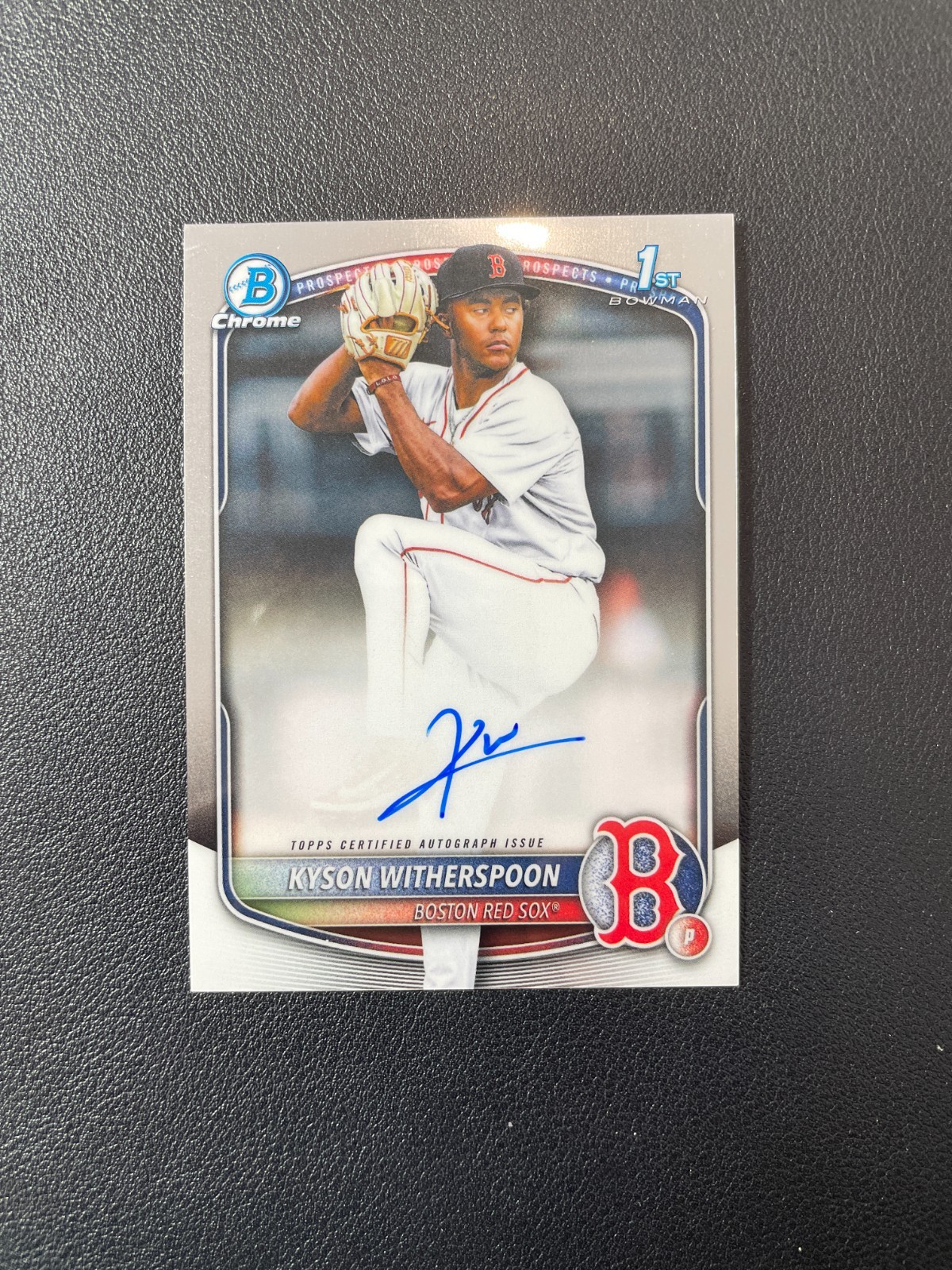 2025 Bowman Draft #CPA-KW Kyson Witherspoon 1st Prospect Chrome Auto BJAL