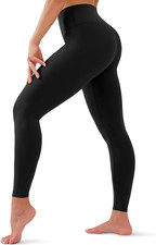 High Waisted Leggings for Women - Tummy Control Yoga Pants for Workout Running A