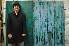 Mark Little Original Giant Profesional Painting 84”X62” (7 Foot) Abstract Modern