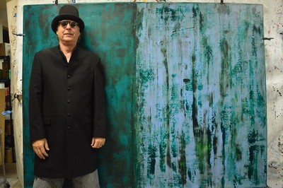 Mark Little Original Giant Profesional Painting 84 X62  (7 Foot) Abstract Modern