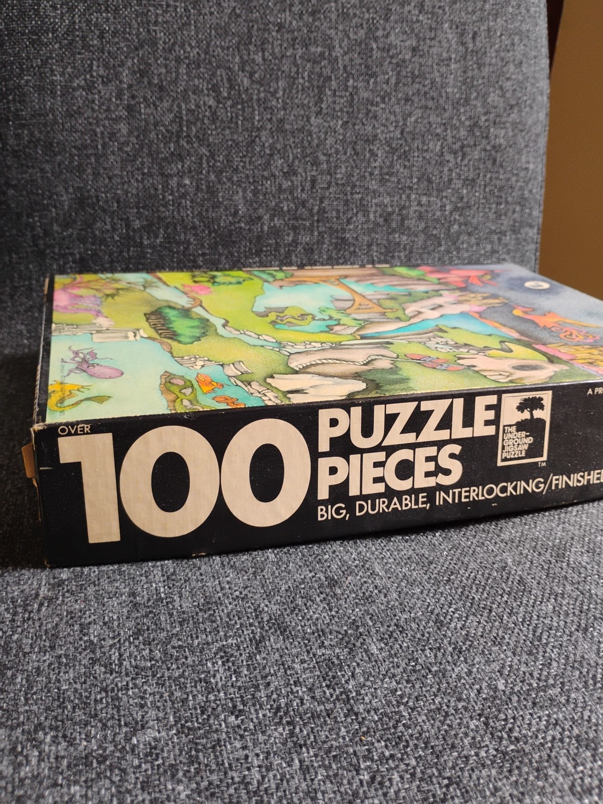 Vintage Dreamland Joyce Culkin The Underground JigSaw Puzzle 1973 International 