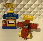Vintage Lego Duplo  2450 AIRPORT with Airplane