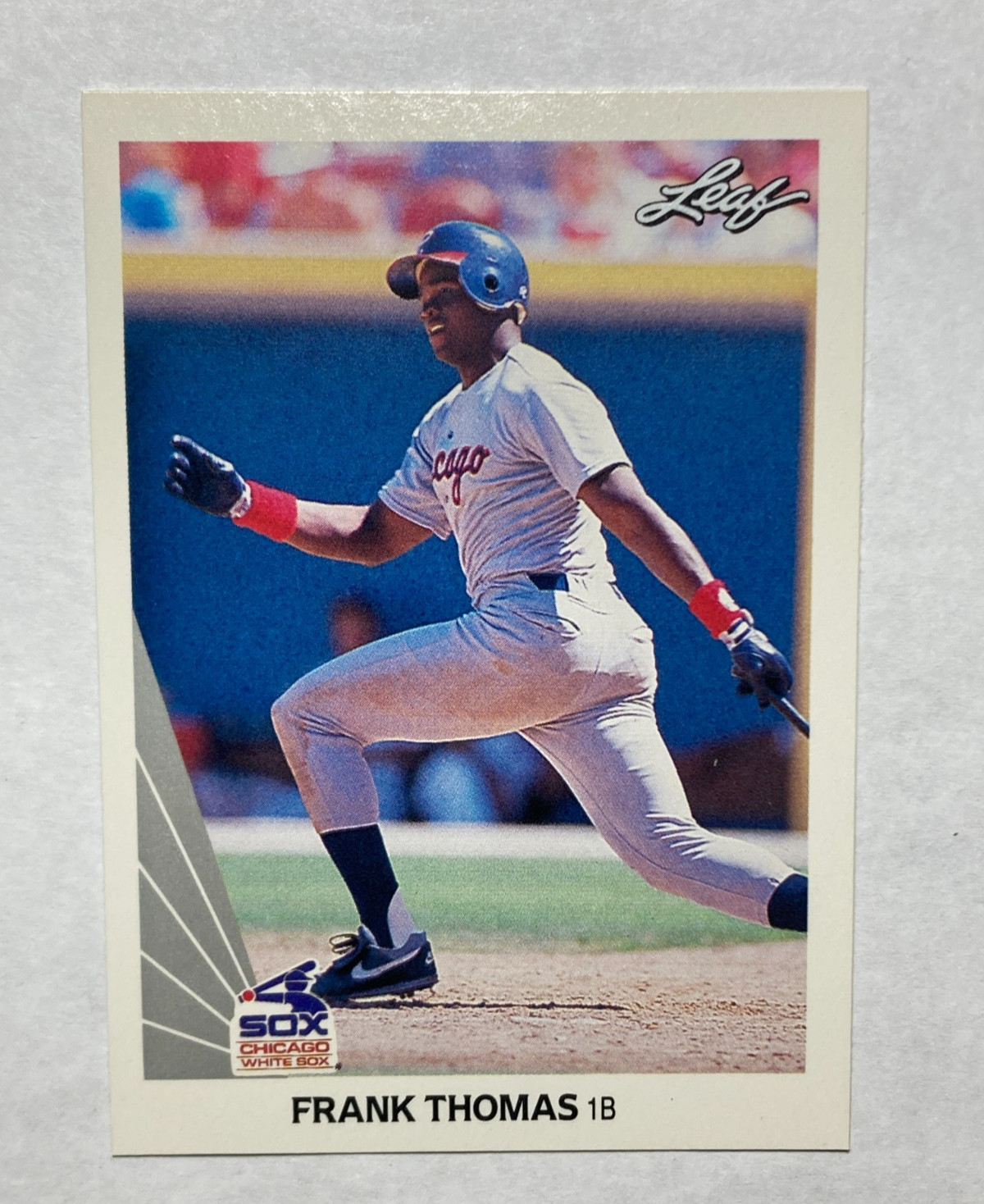Frank Thomas 1990 Leaf Rookie Baseball Card #300 RC White Sox