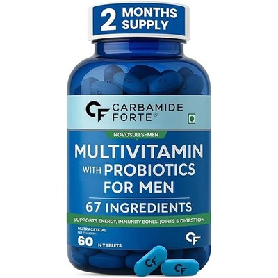 Carbamide Forte Men Multivitamin 60 N   Vitamins Minerals & Probiotics
