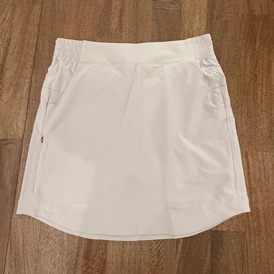 COOLIBAR Pisa Travel Skort Skirt Shorts UPF 50+ Protection Tan Women's Large