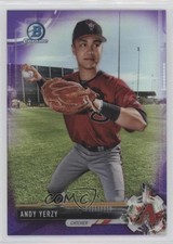 2017 Bowman Chrome Prospects Purple Refractor 198/250 Andy Yerzy #BCP185 3q5