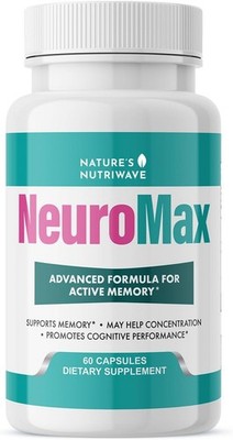 NeuroMax Cognitive & Brain Support Supplement Passion Flower, Marshmallow Root