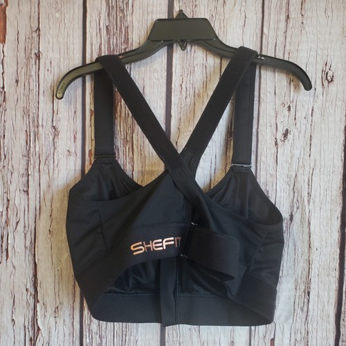 Shefit Ultimate Sports Bra Black 3Luxe Womens Nylon Polyester Spandex