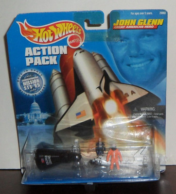 Hot Wheels Action Pack John Glenn Mercury Friendship 7 & Space Shuttle Discovery