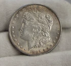 1897 US Morgan Silver Dollar $1 Nice AU+