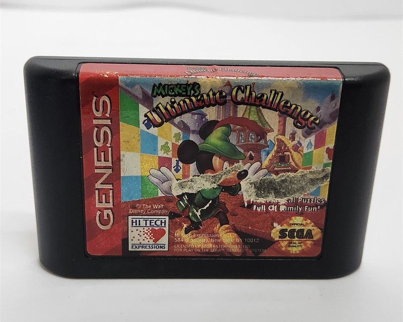 Sega Mega Drive Mickey's Ultimate Challenge Game Cartridge Only