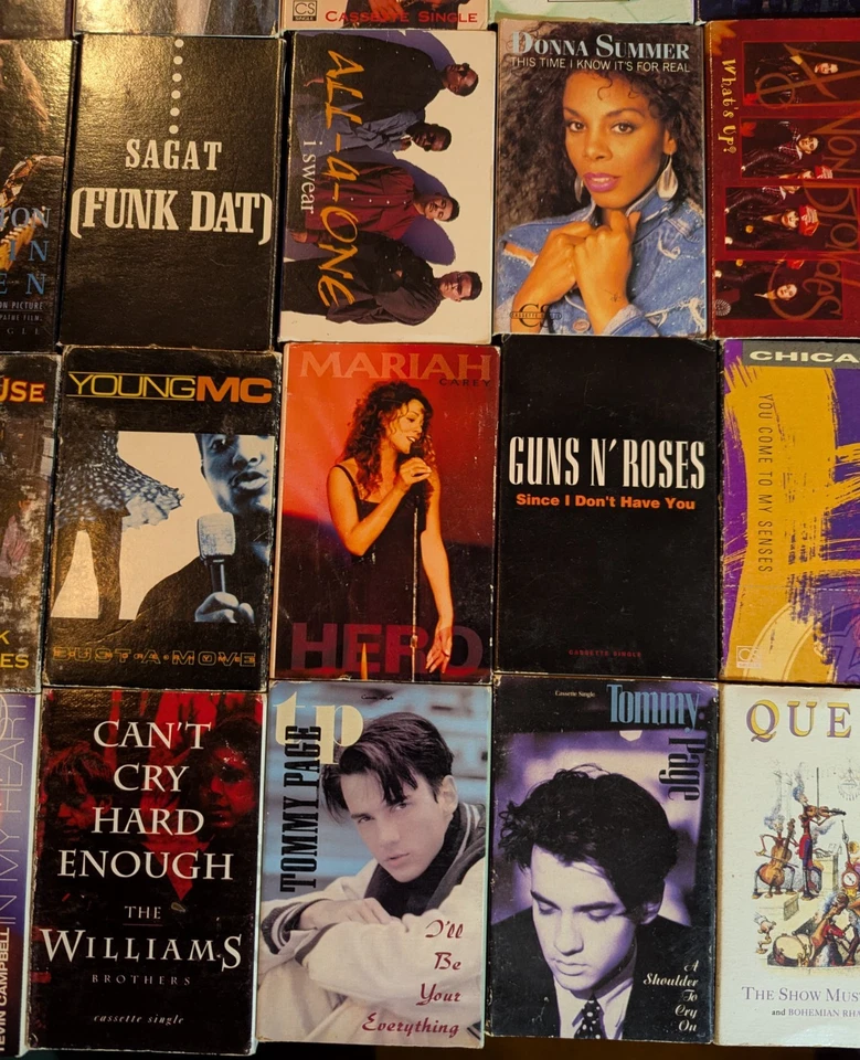 CASSETTE SINGLE LOT, 113 Tapes, 1980's and 1990's, Rock Pop R&B Rap Soundtracks - Image 4 of 4