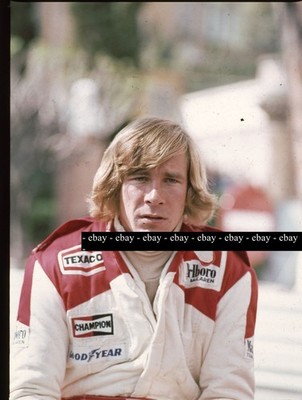 Dia 6x4,5cm - James Hunt - McLaren-Ford - 1978 Monaco GP F-1