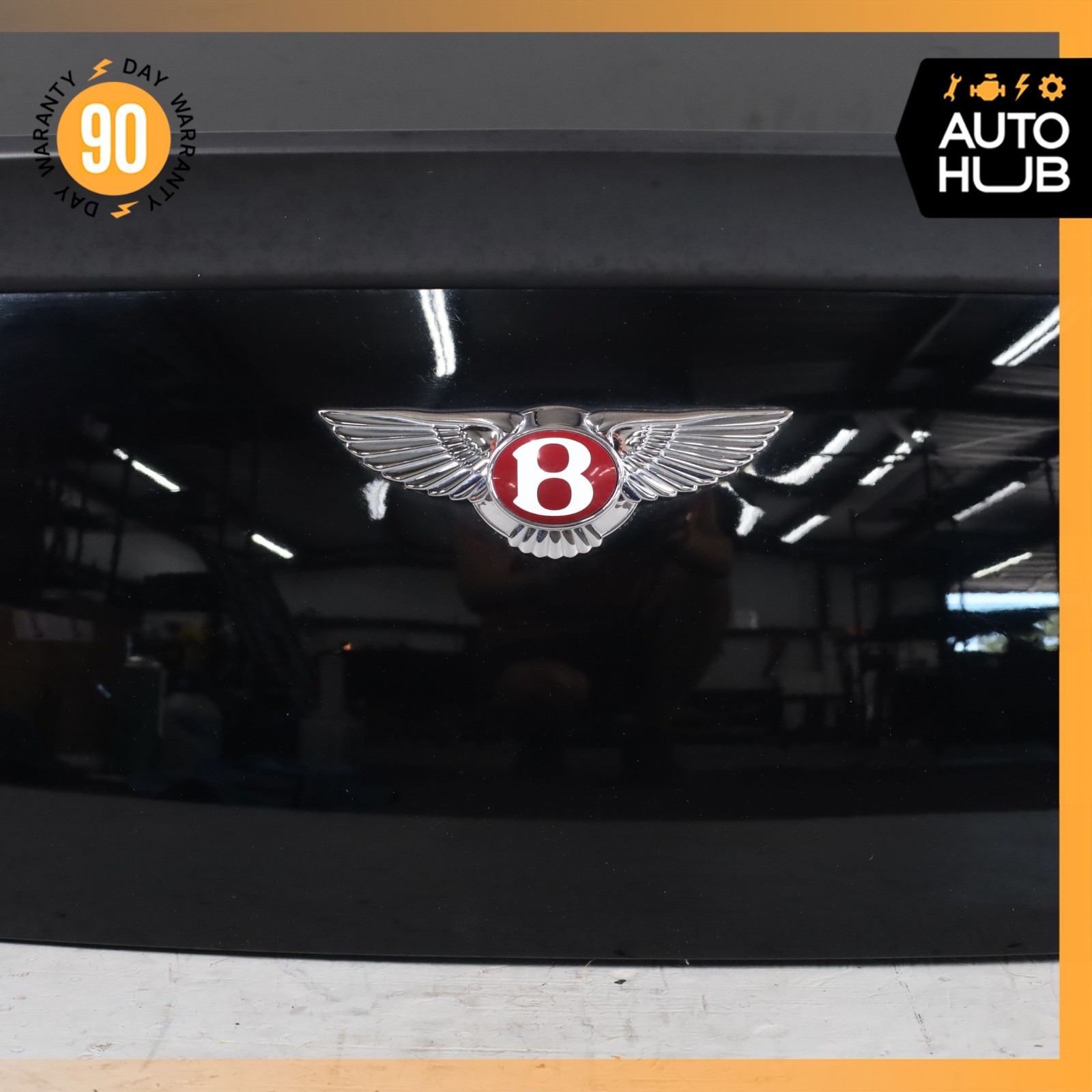 12-14 Bentley Continental GT Coupe Trunk Lid Panel Assembly w/ Spoiler OEM 73k