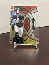 Zach Harrison Red/Yellow Die-Cut Prizm Rookie RC 2023 Select Card #120 Falcons